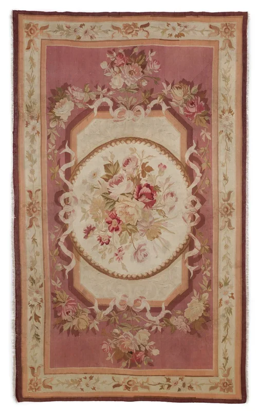 Antique French Aubusson Tapestry 7’7″ x 4’6″