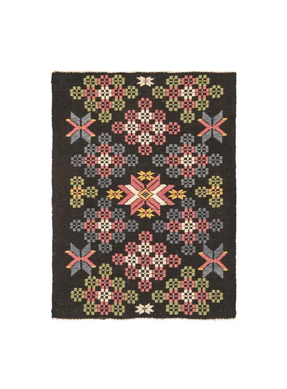 Antique Scandinavian Embroidery Textile 2’2″ x 1’8″