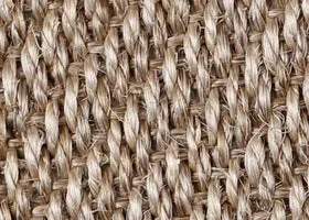 Argent Herringbone Sisal small rug with Belgian Natural Chenille binding