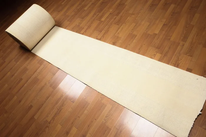 Custom Size Palace Size Runner 100% New Zealand Wool Area Rug Ivory