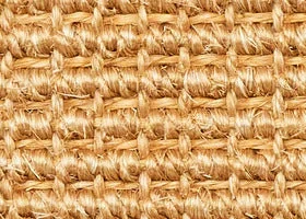 Kalahari Heavy Rib Sisal Medium Rug with Belgian Jute binding