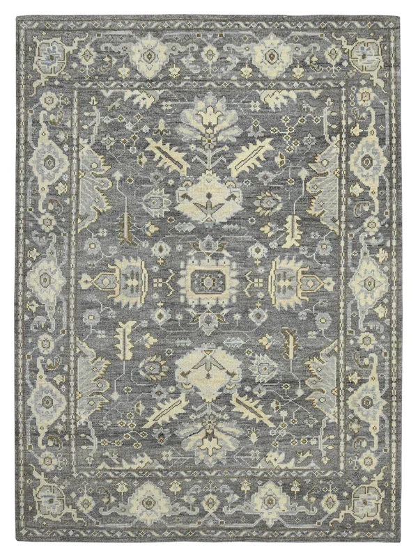 Limited DERBY DE-155 BROWN BEIGE Traditional Knotted Rug