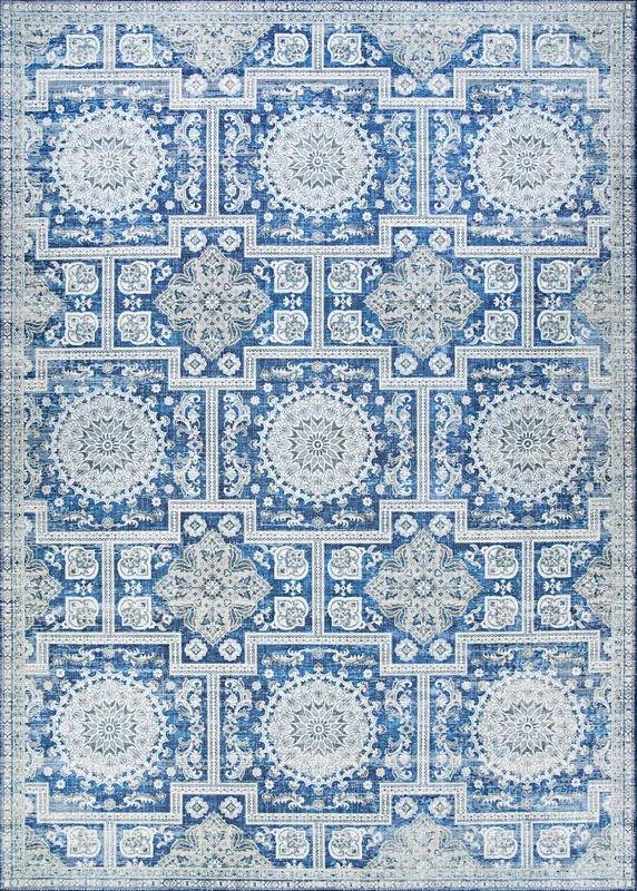 PASHA 5077 Digitally Printed Synthetic Blend INDOOR Area Rug By Couristan Rugs