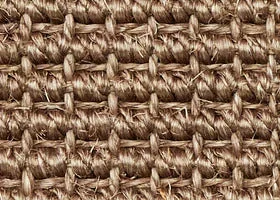 Pewter Heavy Rib Sisal medium rug with Scholars Black Cotton binding