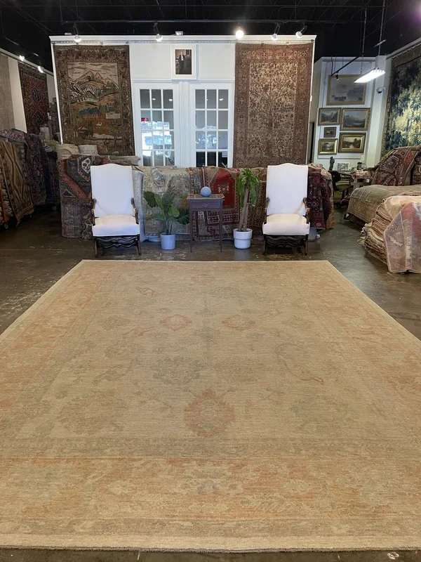 Turkish Oushak Rug – 10’3″ x 13’6″